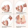 Mudder 6 Pack Ingrown Toenail Files Double Sided Toenail Lifters One Side Flat and One Side Curved Stainless Steel Manic