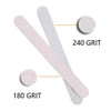 40pcs Wooden Nail Files 180240 Grit for Natural Nail Bending Without Breaking