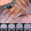 Small Nail Charms and Gems for Crafting Tiny Rhinestones for Nails Diamond Dust Small Nail Gems and Charms Pixie Crystal