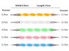 COMIART Ball Styluses Dotting Tool Set for Embossing Pattern Clay SculptingNail Art