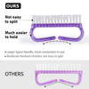 Handle Grip Nail Brush Hand Fingernail Scrub Cleaning Brushes for Toes and Nails Cleaner Pedicure Scrubbing tool kit for