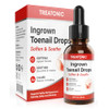 Treatonic Ingrown Toenail Treatment Ingrown Toenail Pain Reliever and Softener Kit for Easy Trimming with Silicone Gel T