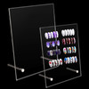 Noverlife 2PCS Transparent Nail Art Display Board Acrylic False Nail Tips Sample Display Display Polish Board for Nail A