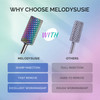 MelodySusie Nail Drill Bits Set 7Pcs Professional Tungsten Carbide Ceramic Acrylic Nail File Drill Bit for Manicure Pedi