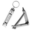 MRGREEN Portable Nail ClippersMedical Grade Stainless Steel Foldable Nail Cutter Ultra Slim Travel Design