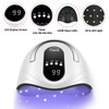 Sunrich UV Gel Nail Lamp 120W LED Nail Light Fast Dryer for Gel Polish Curing with 4 Timers Portable Handle Large Space