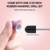 MelodySusie 10 Pcs Nail Sanding Caps Nail Drill Bits 180 Fine Grit for Foot File Callus Remover Manicure Pedicure Nail P