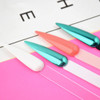 200pcs GOGOONLY Nail Display Sticks Transparent Stiletto Tips Nail Art Display Chart Fan Board Acrylic False Tips Practi