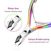 Cuticle Trimmer Cuticle Remover with Cuticle Pusher XUNXMAS Professional Stainless Steel Durable Pedicure Manicure Tools