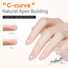 Makartt Clear Builder Nail Gel 7 in 1 Gel Nail Polish Rubber Base Coat Hard UV Light Strengthener Extension Thickening R