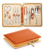 Manicure Set Pedicure Sets Nail Clipper Sets Stainless Steel Professional Nail Cutter Kits with Travel Case 12 Count