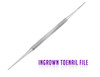BlueOrchids Pedicure Kit Ingrown Toenail Tool Nail File and Lifter Set Premium Grade Stainless Steel Nail Tools Supplies