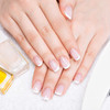 6 Pieces White Nail Pencils 2In1 Nail Whitening Pencils with Cuticle Pusher for French Manicure Supplies