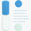 Maryton Glass Pumice Stone for Feet Callus Remover and Foot Scrubber Pedicure Exfoliator Tool Pack of 2