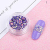 Minejin Nail Art Glitter Decoration Paillette Powder Dust Sequins Tips 12 Pots