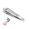 DNHCLL 2 PCS Metal Slanted Edge Nail Cutting Clippers Pedicure Manicure Tool Slanted Tip Cuticle Nail Clipper Cutter Nai