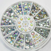 CJESLNA Great Mixed DIY Size Glitter Rhinestones Charm 3D Nail Art Decor Accessories Multi Color