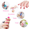 VIOCIWUO Mini Nail File Bulk 300Pcs 180240 Grit Disposable Nail Files Double Sided Emery Boards Home or Professional Man