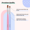 Beetles Gel Nail Brush 7Pcs Nail Art Brushes Nail Art Tips Nail Brushes for Nail Art Nail Painting Brush Pen Set for Hom