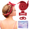 Heatless Curling Rod Headband, Upgraded 60" Extra Long Heatless Curls Headband Soft Hair Curlers to Sleep In Hair Rollers No Heat Curls (Red) online at globaldelivered