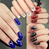 LolliBeads Resin Crystal Round Nail Art Mixed Flat Backs Acrylic Rhinestones GemsMix Size 155 mm Color Lavender Purple 1