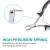IVON Cuticle Trimmer NonSlip Professional Cuticle Nipper Stainless Steel Cutter