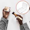 Beaupretty Empty Lipstick Palette 2 Pcs 4Grid Refillable Depotting Palette for Lipstick Eyeshadow Blush Clear DIY Makeup