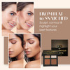 Contour Palette Powder Contour Kit Contouring Makeup Palette With Mirror 4 Highly Pigmented Matte Colors For Contouring