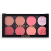 Revolution Ultra Blush Palette 8 Pigmented Shimmer Matte Makeup Shades Blendable Powder Blush Formula Vegan CrueltyFree