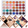 35 Colors Eyeshadow Palette with 7Pcs Makeup Brushes Set All in One Makeup Kit Matte Shimmer Pigmented Eye Shadow Pallet