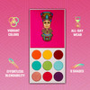Juvias Place Palette The Zulu Turquoise Red Purple Shades of 9 Colorful Vivid Vibrant Palette Pigmented Makeup Palette C