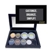 Deep Medium Z Palette Magnetic Makeup Palette Empty Magnetic Palette Universal Magnet makeup palette for Eyeshadows Powd