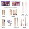 Color Nymph Makeup Gift Set For Teens Full Kit With Make Up Kits Beginner Makeup Sets with Paper Exquisite Purple Cosmet