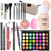 YBUETE Makeup Set Full Kit for Girls Teens Women Makeup Present Set Includes Eyeshadow Foundation Blusher Eyebrow Pencil