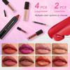 Color Nymph Starter Makeup Kit for Tweens Girls Train Case for Women Full Kit with Eye Shadow Lipstick Blush Brushes Lip
