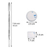 Sumind 101 Pack Metal Stickers for Eyeshadow Palette Set Includes 1 Makeup Depotting Tool Adhesive Empty Metal Makeup Co