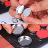 Sumind 101 Pack Metal Stickers for Eyeshadow Palette Set Includes 1 Makeup Depotting Tool Adhesive Empty Metal Makeup Co