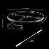 2 Pcs Acrylic Handheld Makeup Palette Foundation Mixing Palette Hand held Makeup Spatula Nail Art Manicure Tray with 2 C