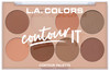 LA Colors I Heart Makeup Contour Palette MediumDeep 104 Ounce