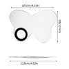 AYWFEY 2 Sets 2 in 1 Makeup Mixing Palette Stainless Steel Cosmetic Makeup Palette Tray with Spatula Professional Makeup