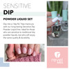 Revel Nail Sensitive Dip Powder Liquid Set Base Coat Activator Gel Top Coat Hema Free Suitable for Sensitive Nails