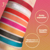Juvias Place Palette The Festival Bold Coral Red Glittery Neutrals Shades of 9 Bold and Fiery Palette Pigmented Makeup P