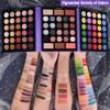 UCANBE Eyeshadow Palette with 15Pcs Brushes Makeup Set Pigmented 86 Colors Make Up Sets Valentines Day Gift Matte Shimme
