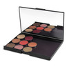 Makeup Magnetic Palette with Mirror and 20Pcs Metal Stickers Empty Storage Palette for Eyeshadow Powder Highlighter Blac