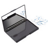 Allwon Empty Magnetic Plastic Eyeshadow Makeup Palette with 15Pcs Adhesive Empty Palette Metal Stickers for Eyeshadow Li