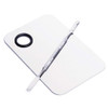 Stainless Steel Cosmetic Makeup Palette Professional Cosmetic Mixing Makeup Palette Spatula Makeup Artist Tool Beauty Sa