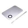 Stainless Steel Cosmetic Makeup Palette Professional Cosmetic Mixing Makeup Palette Spatula Makeup Artist Tool Beauty Sa