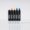 Iridescent Glitter Paint StickBody Crayon makeup for the Face Body by Moon Glitter 012oz Set of 5
