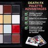 Narrative Cosmetics 12Color Death FX Cream Palette Professional Quick Drying Waterproof SFX Makeup for the Stage Film Co