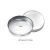 Allwon 56 Pack Empty Round Metal Pans Size 26mm for Eyeshadow Palette Magnetic Makeup Palette Height 35 mm